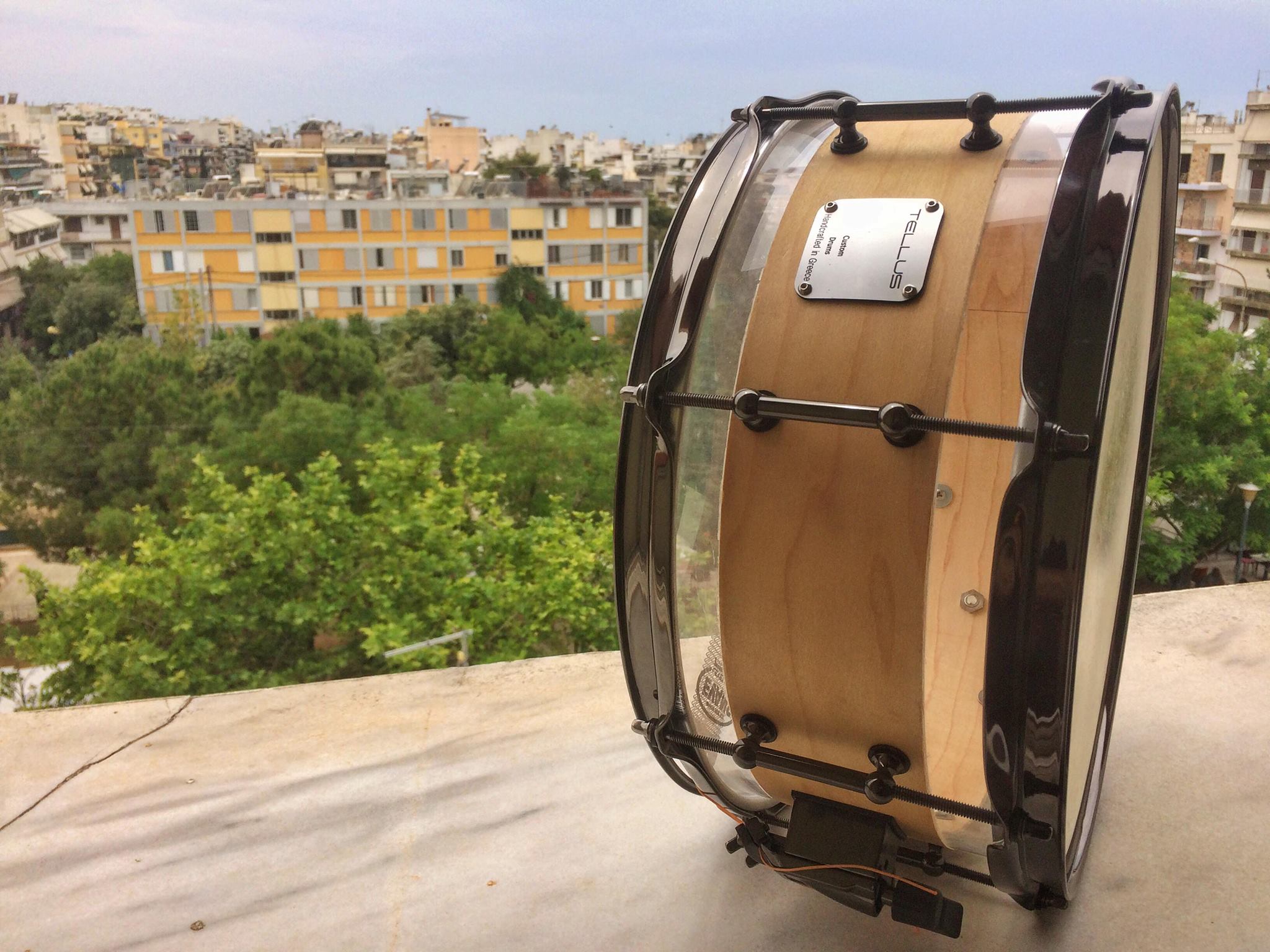 14X6.5 Birch and RCI acrylic snare drum.